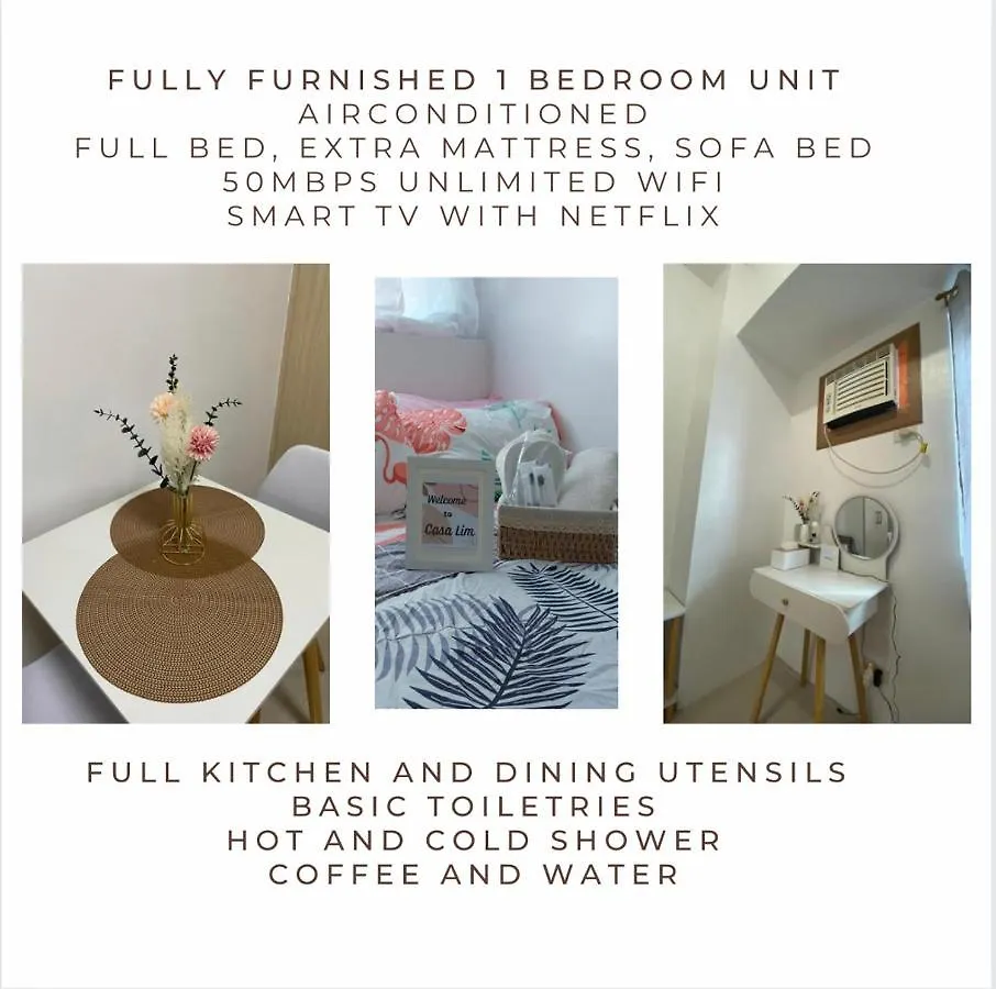 Lejlighed Casa Lim Smdc Light Residences Tower 3 Manila Filippinerne